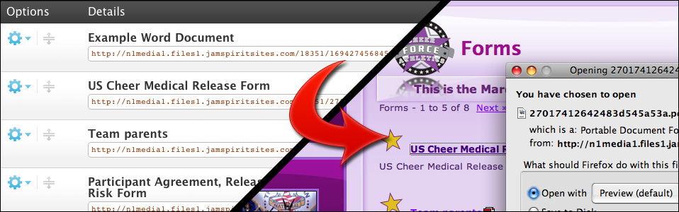 Upload Forms