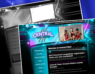 cheerleading website build time