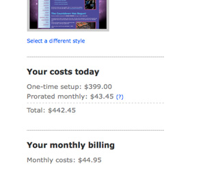 cheerleading website price