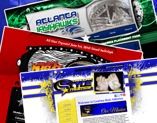 Spiritsite cheerleading website