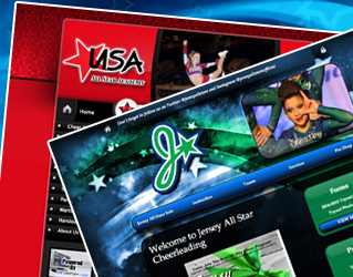 upgrade your cheerleading website